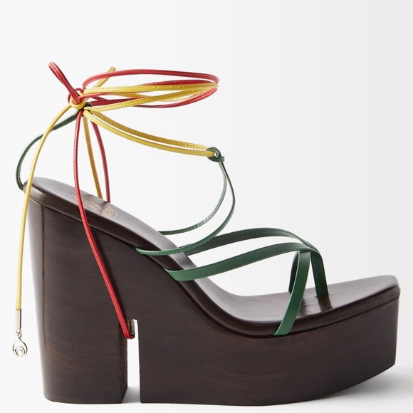 In search of Brother Vellies Gemini Wedge in Negril size 7 or 8 - Picture 1 of 1